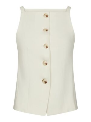 Neo Noir - Kylie Structure Waistcoat - Off White