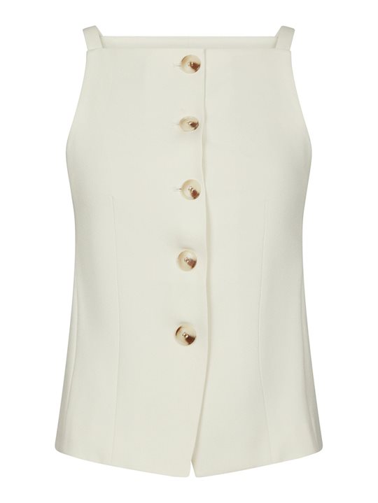 Neo Noir - Kylie Structure Waistcoat - Off White