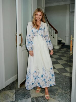 Neo Noir - Silfi Flower Print Dress - Blue