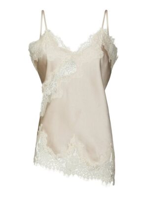 Neo Noir - Viole Lace Top - Champagne