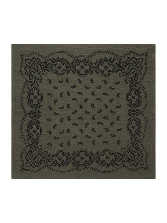 Neo Noir - Adelina Paisley Knit Scarf - Army
