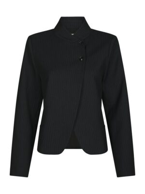 Neo Noir - Tiria Slim Pinstripe Blazer - Dark Navy
