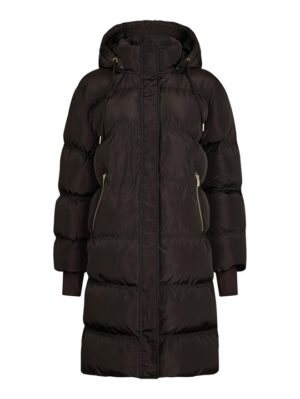 Neo Noir - Lucette Puffer Jacket - Dark Brown