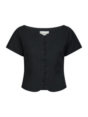 Neo Noir - Tango Structure Top - Dark Navy