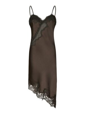 Neo Noir - Sorelle Lace Dress - Dark Brown