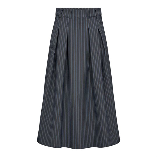Co' Couture - Salvie Anya Pleat Skirt - Denim Blue
