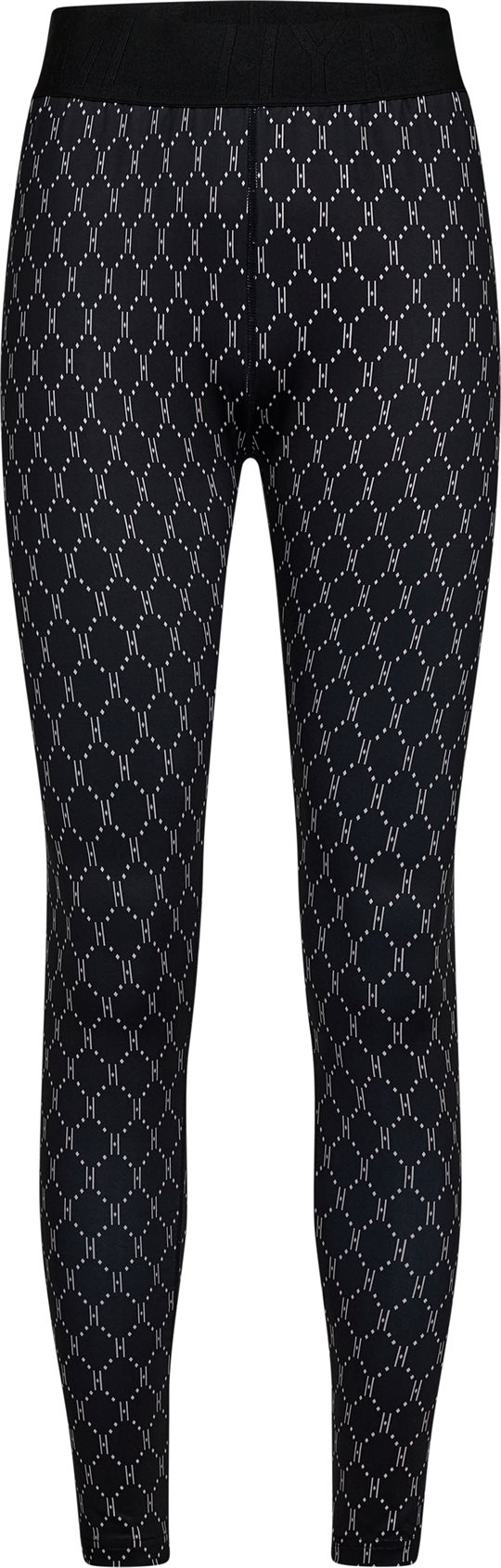 Hype The Detail - Printed Leggings - Sort med Lyserød
