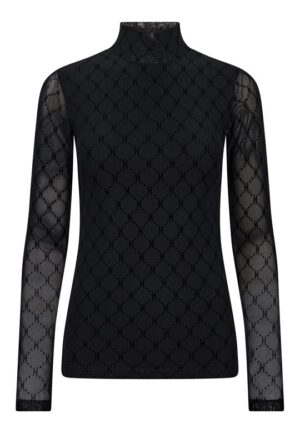 Hype The Detail - Mesh High Neck - Black