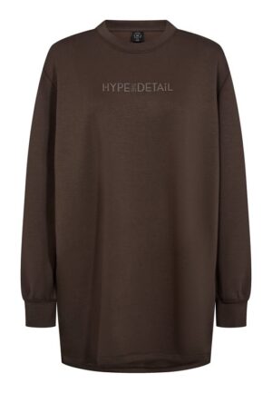 Hype The Detail - Ls Sweatshirt - Brown