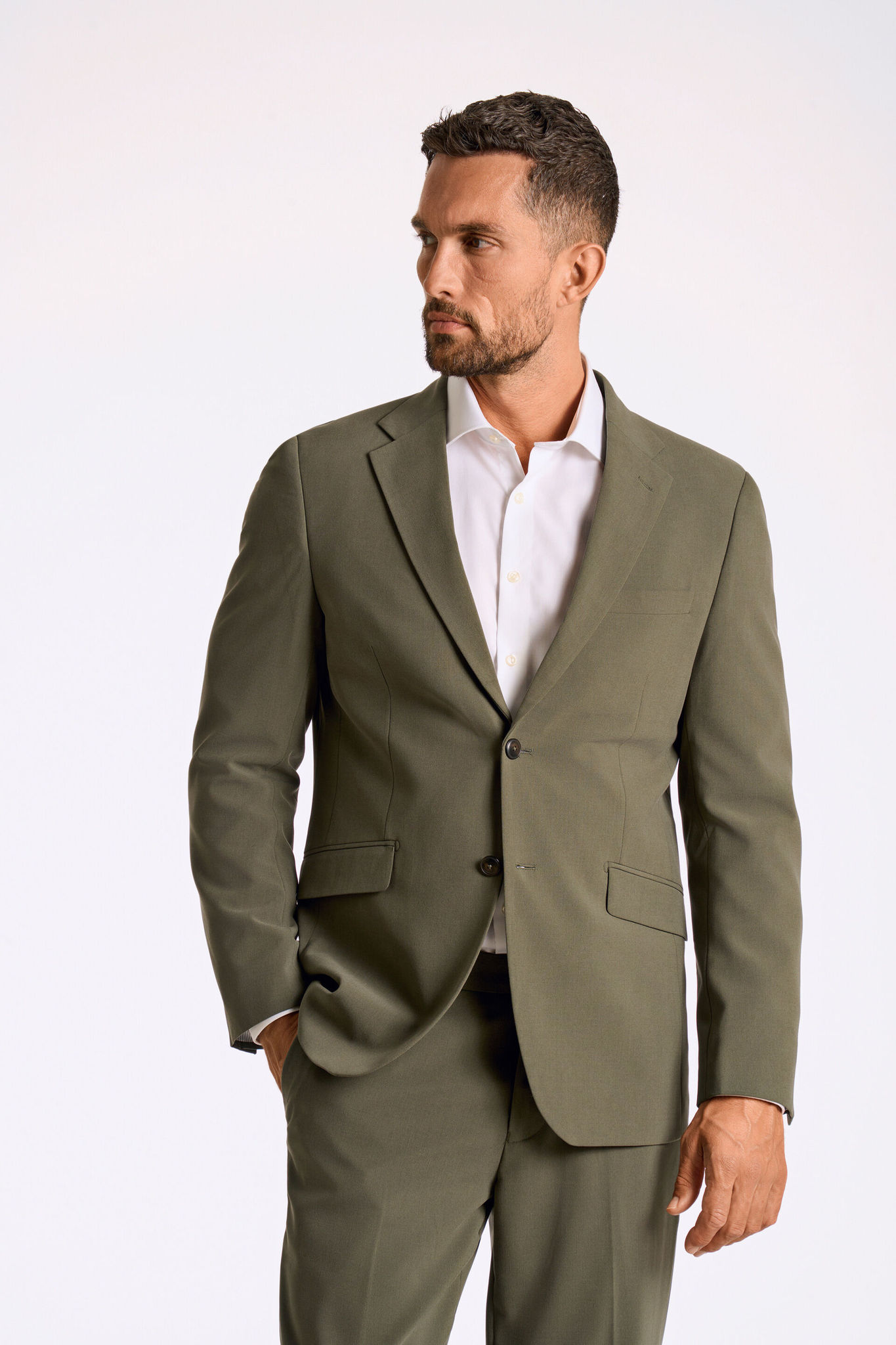 Lindbergh Superflex Blazer 30-346020-c-army-24 Kort