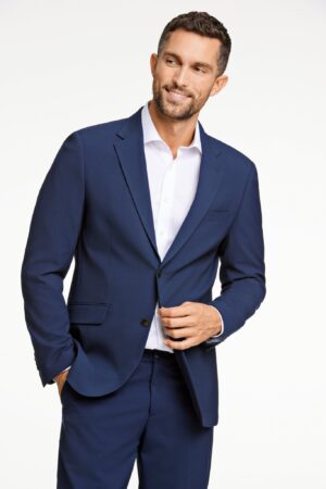 Lindbergh Superflex Blazer 30-346020-c-blue M-25 Kort