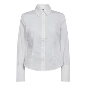 Co' Couture - Sanna Pearl Cuff Shirt - White