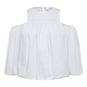 Co' Couture - Sanna Balloon Blouse - White