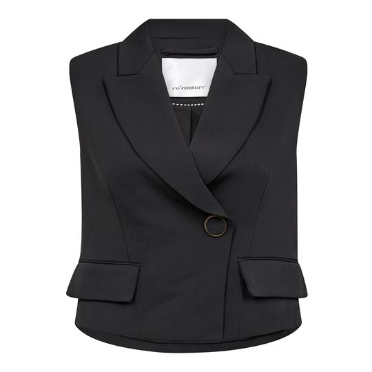 Co' Couture - Alini Wrap Vest - Black