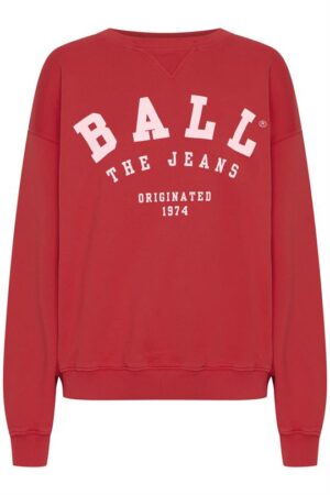 Ball - Maldini Crew Neck Sweat - Chinese Red
