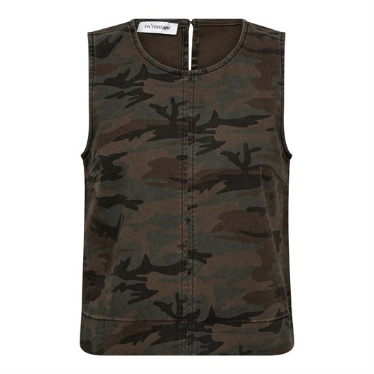 Co' Couture - Camou Denim Top - Camouflage