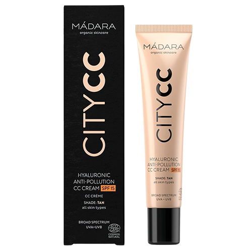 Madara Hyaluronic Anti-Pollution CC Cream SPF15 Tan (40 ml)