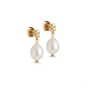 Enamel - Poe Pearl Studs - Pearl
