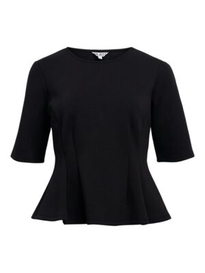 Object - Dorina Sculpture Top - Black