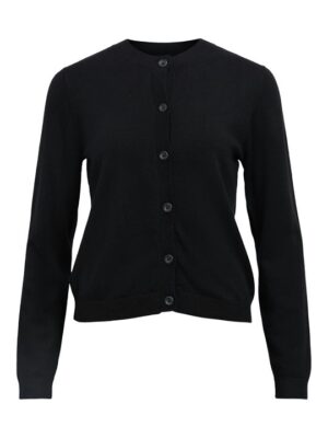 Object - Thess Ls Short Cardigan - Black
