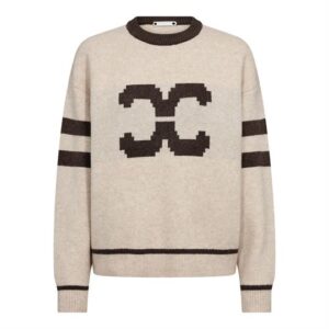 Co' Couture - Row CC Coco Logo Knit - Creme