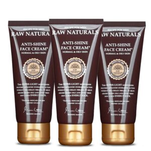 Raw Naturals Anti-Shine Face Cream (3-pak)