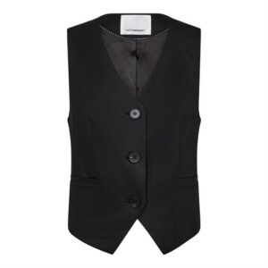 Co' Couture - Sibelle Open Back Vest - Black