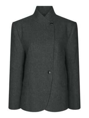 Neo Noir - Nerine Structure Twill Blazer - Antracit