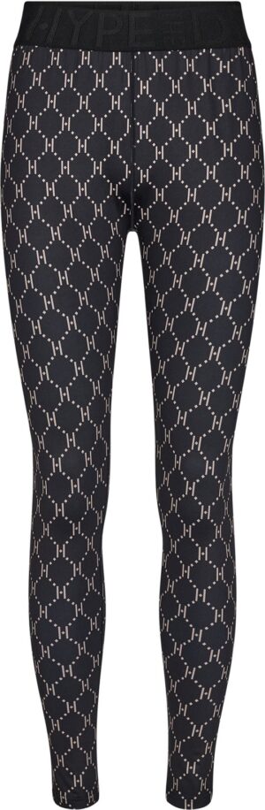 Hype The Detail - Printed Leggings - Sort Beige