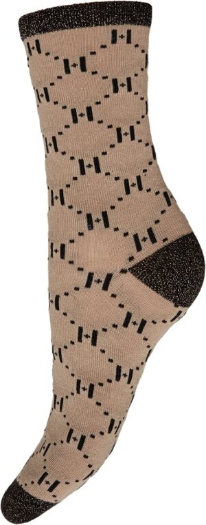 Hype The Detail - Ankle Logo Sock - Beige