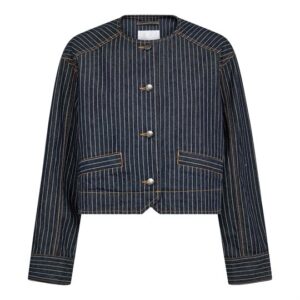 Co' Couture - Sigga Stripe Jacket - Denim Blue