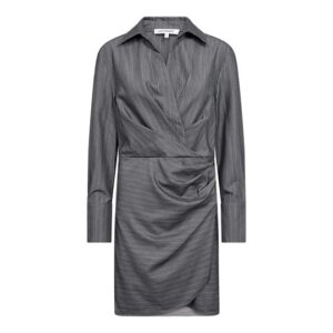 Co' Couture - Lyvia Pin Wrap Dress - Mid Grey