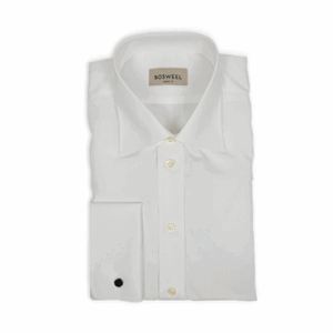 Bosweel Skjorte M/ Dobbelt Manchett Body Cut 7476-41-46 / Xx-large - Råhvid