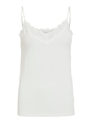 Object - Leena New Lace Singlet - Hvid