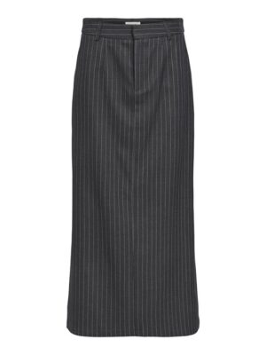 Object - Adona Hw Ancle Skirt - Mørkegrå