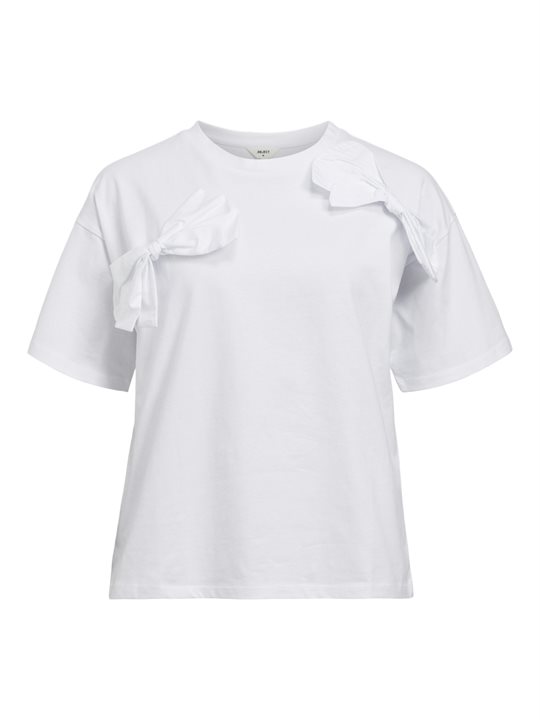 Object - Klara SS OW Bow Tee - Hvid