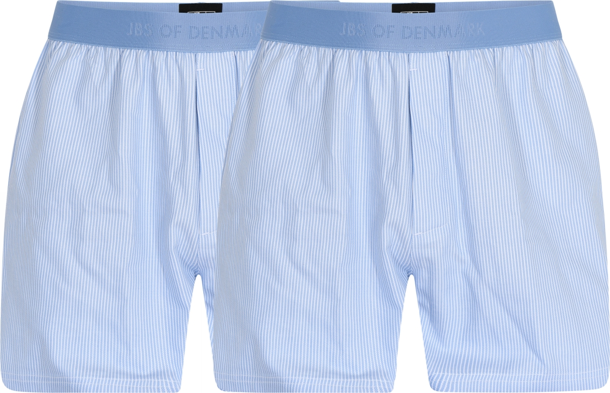 JBS of Denmark - Bambus 2-pack Boxershorts - Lyseblå - 2XL