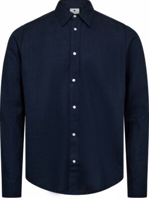 JBS of Denmark - Bambus / Hør Skjorte - Navy - L