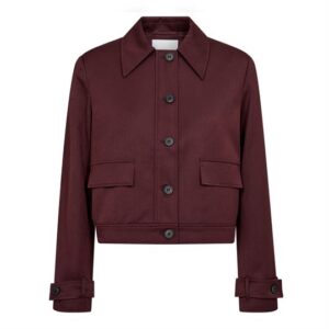 Co' Couture - Terry Jacket - Wine Red