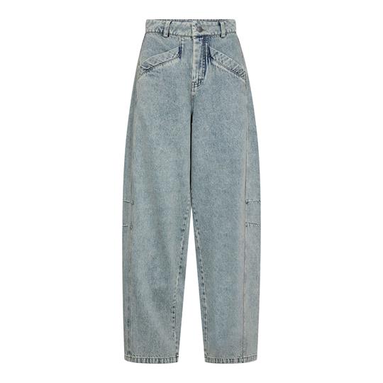 Co' Couture - Jackson Barrel Jeans - Bleach Denim