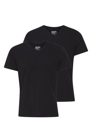 Blend - 2-pack V-hals T-shirt - Sort