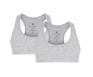 JBS of Denmark Kids - 2-pack Bambus Top - Grå