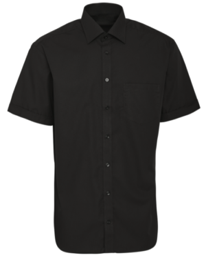 Bosweel - Kort Ærmet Skjorte Classic Fit - Sort