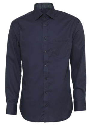Bosweel - Skjorte Classic Fit - Mørkeblå