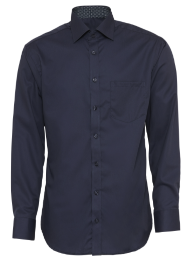 Bosweel - Skjorte Classic Fit - Mørkeblå