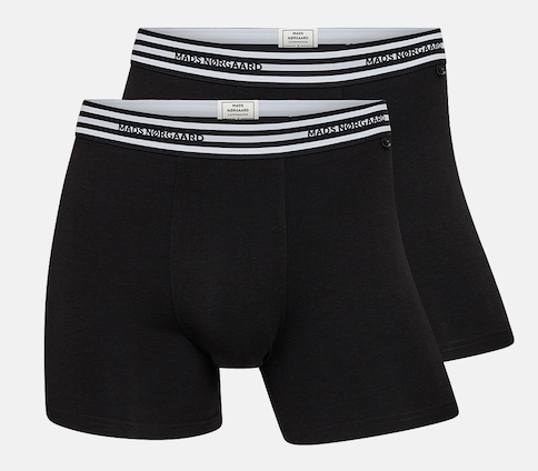Mads Nørgaard X JBS - Undertøj 2-pack Tights - Sort - S