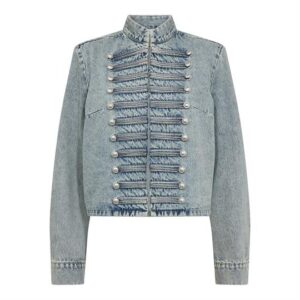 Co' Couture - Jackson Officer Denim Jacket - Bleach Denim