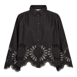 Co' Couture - Melise Emb Ls Shirt - Black