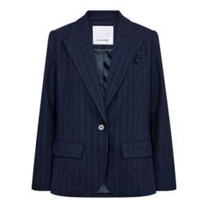 Co' Couture - Gabie Pin Fitted Blazer - Navy