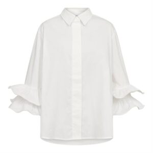 Co' Couture - Halen Flare Shirt - White